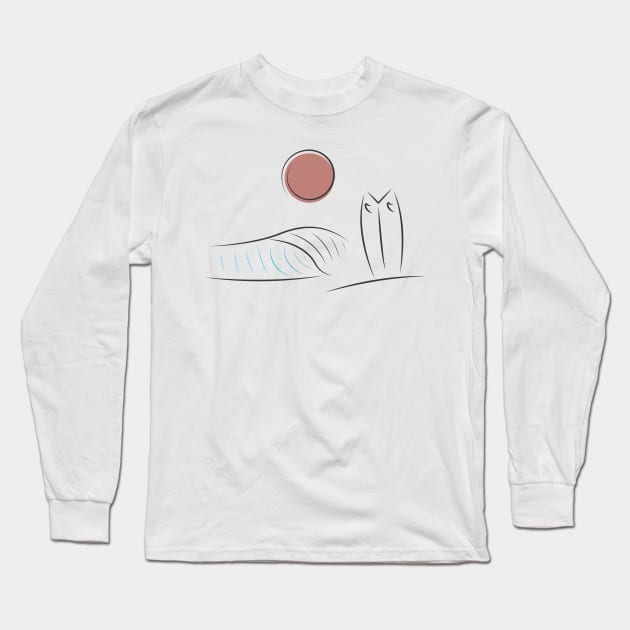 Summer surfing Long Sleeve T-Shirt by JDP Designs